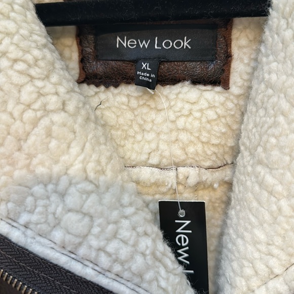 NWT A New Look Sherpa Line Jacket XL - Picture 2 of 3